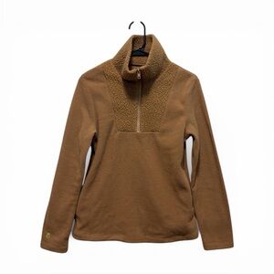 Dudley Stephens Brown Sherpa Fleece Pullover Size XS